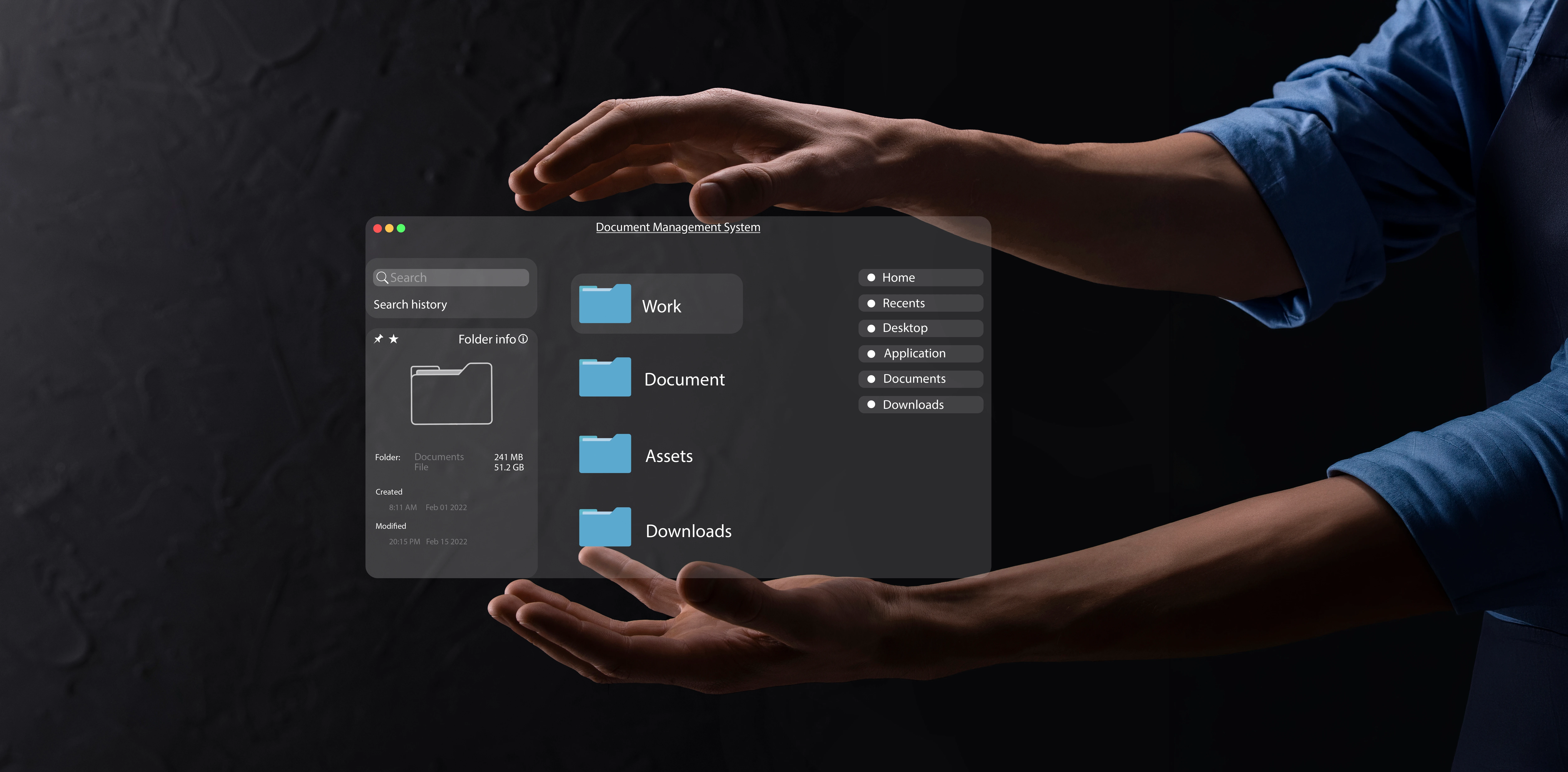 Interface de produto digital em processo de design