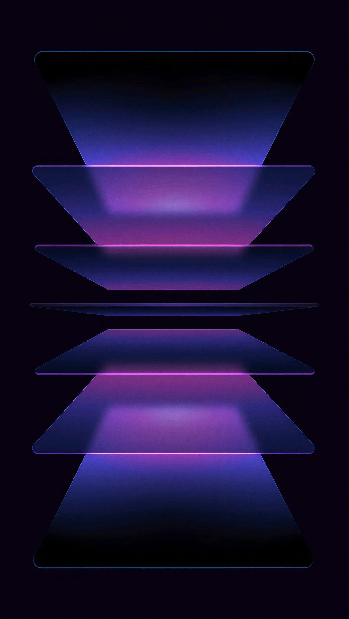 Visualização abstrata de dados representando análise e inteligência aplicada